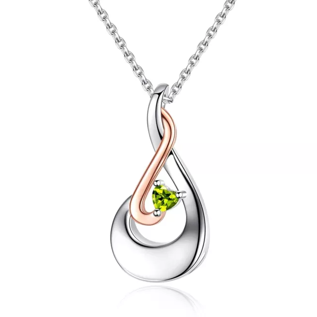 925 Sterling Silver Cremation Jewelry for Ashes Teardrop Urn Necklace for Ash...