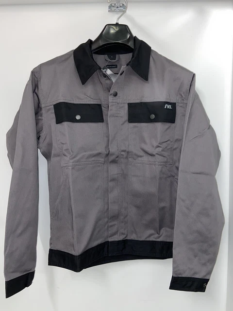 Mens 36" chest XS Mascot-MacMichael Workwear Peru Rugged Zip-Up Gray Jacket
