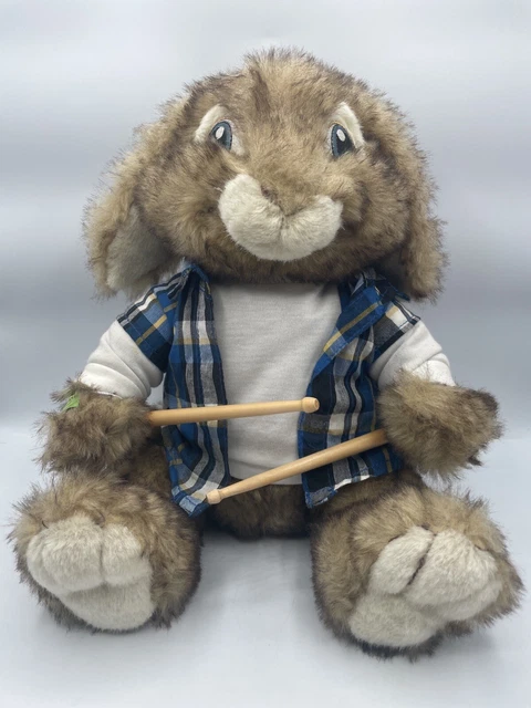 Hop the Movie EB Bunny Plush Build a Bear Rabbit Drumsticks Drummer Easter Hop the Movie EB Bunny Plush Build a Bear Rabbit Drumsticks Drummer Easter