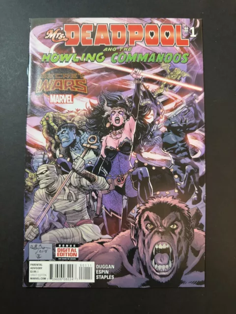 Mrs Deadpool and the Howling Commandos 1 Marvel Comics 2015 Comic Book