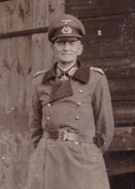 FOTO GENERALMAJOR SIEGFRIED Haenicke,61. Infanterie Div.,Orel,Orden