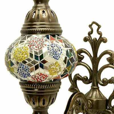 Applique murale en mosaïque turque Style marocain multicolore lampe lumière 3