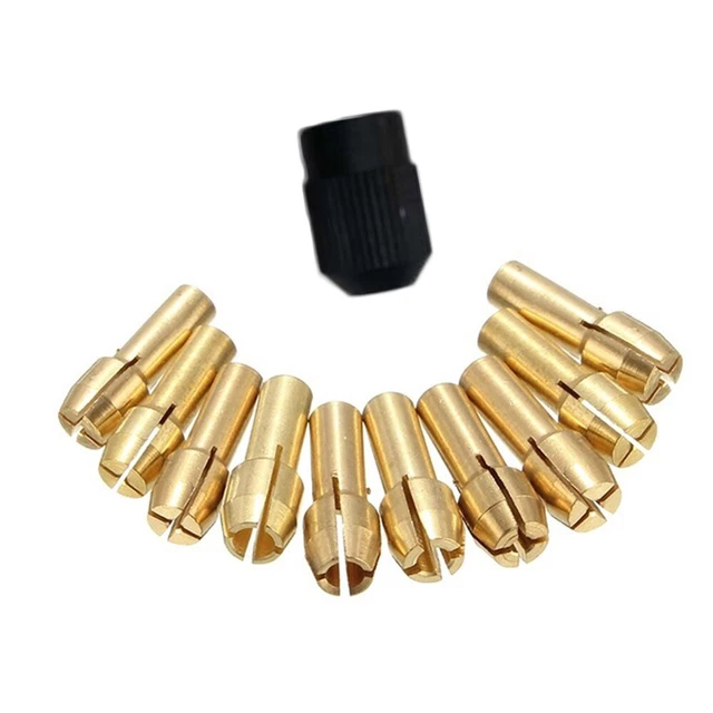 Kit mandrino in oro serraggio set punte in alluminio dado per bulloni ottone elettrico