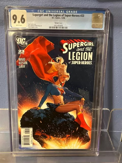 Supergirl and the Legion of Super-Heroes 23 Variant CGC 9.6 Adam Hughes DC 2006