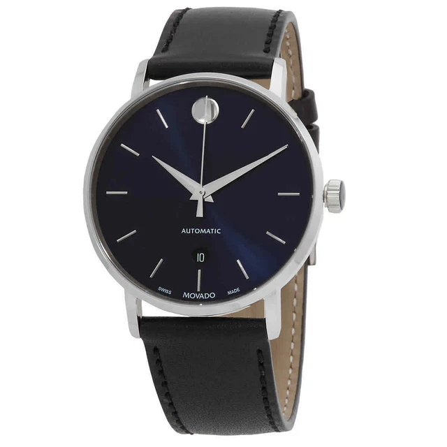 Movado Classic Museum Automatic Blue Dial Men's Watch 0607299