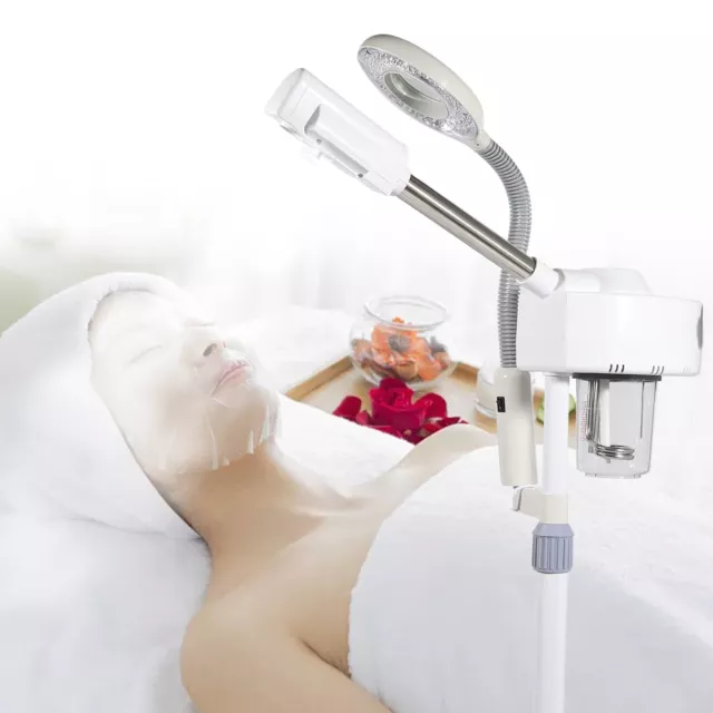 Dispositivo combinato 2 in 1 vaporizzatore ​Lampada a lente d'ingrandimento lente d'ingrandimento vapore caldo ozono streamer