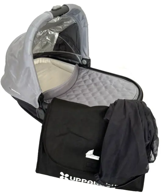 UPPAbaby BASSINET 0101 Black/Gray 2014 Bassinet Bug Shield & Storage Bag
