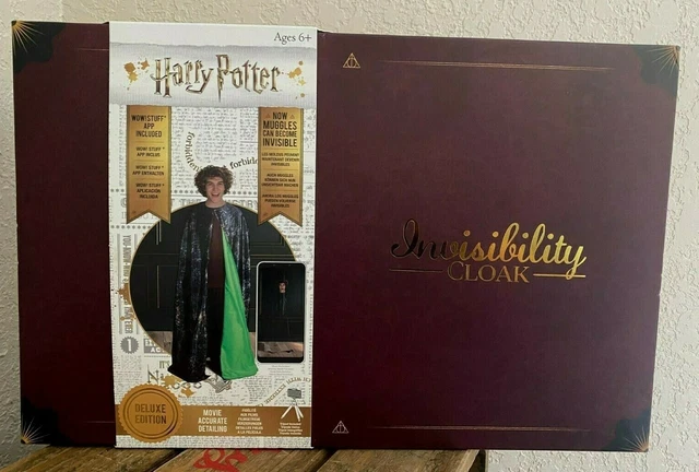 HARRY POTTER INVISIBILITY Cloak Deluxe Version tripod include