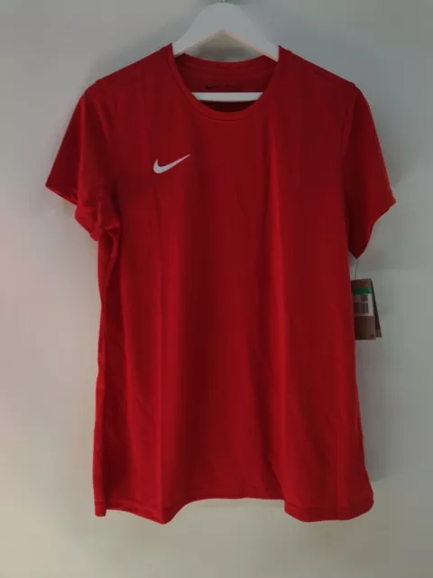 T-shirt Nike pour femme, rouge, taille xl