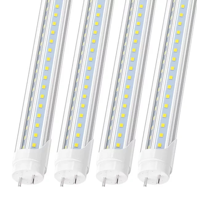 4FT T8 LED Tube Light Bulbs 22W 28W 60W G13 2-Pin 6500K LED Shop Light Bulb 3