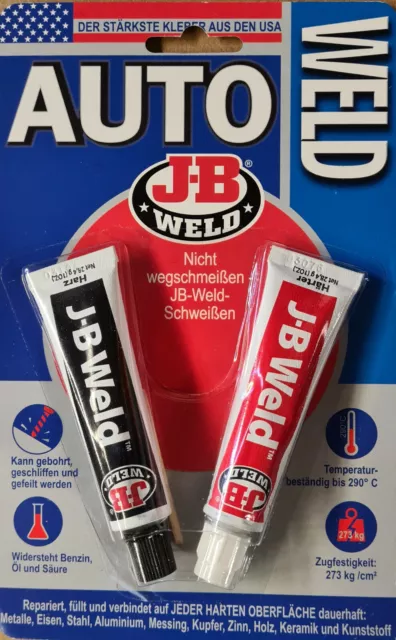 JB WELD Auto Duro Adhesivo,Resistente Al Calor,a Prueba de Ácidos Adhesivo