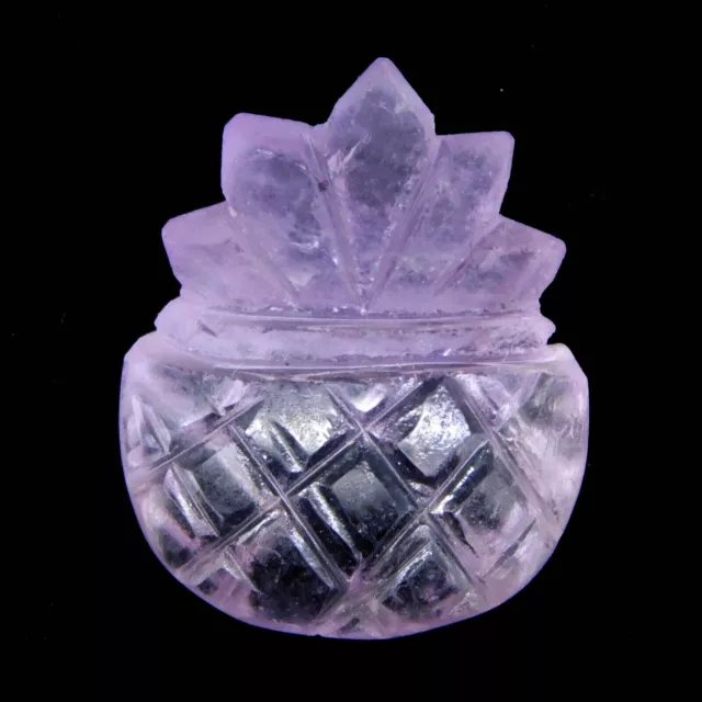 19.50 Ct Natural Bi-Color Ametrine Pineapple Carving Shape Certified Gemstone