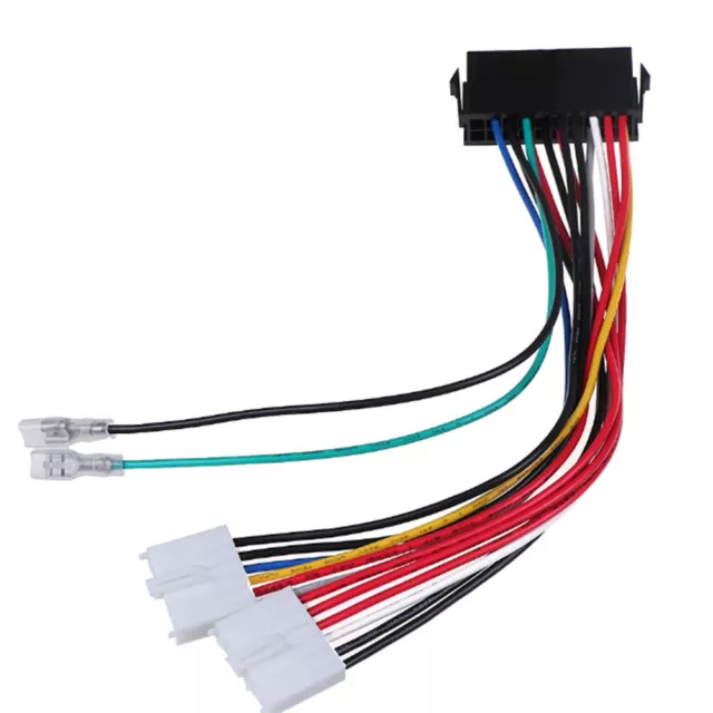 20P ATX To 2 Port 6Pin AT PSU Converter Power Cable For Computer 286 386 486B^TS 2