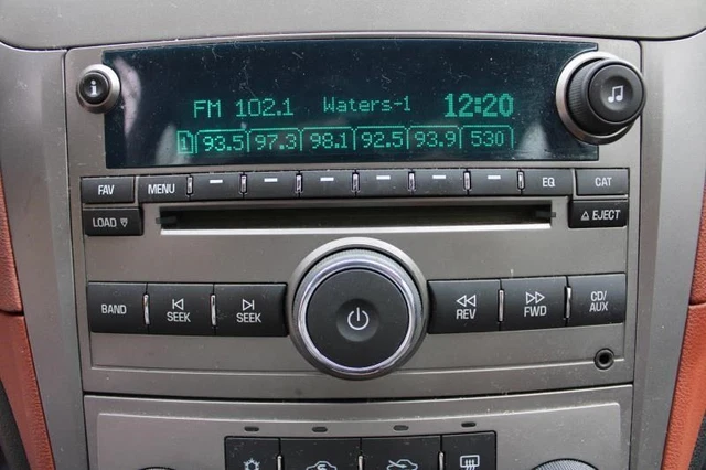 Audio Equipment Radio For 08 MALIBU LTZ New Style Emblem In Bumper Cover 1536220