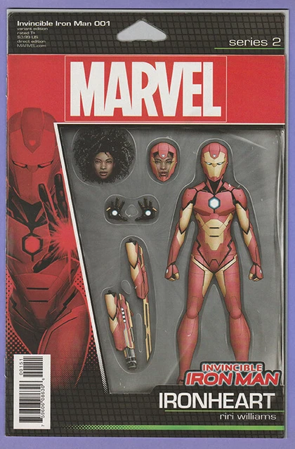 Invincible Iron Man 1 Action Figure variant 1st Ironheart Riri Williams series