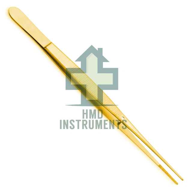 Stainless Steel Potts Smith Forceps Serrated With Plasma Coated Color
