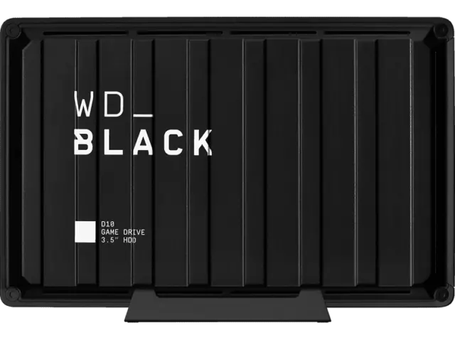 WD BLACK D10 Game Drive 8 TB, 3,5 Zoll, Gaming-Festplatte,Schwarz/Weiß