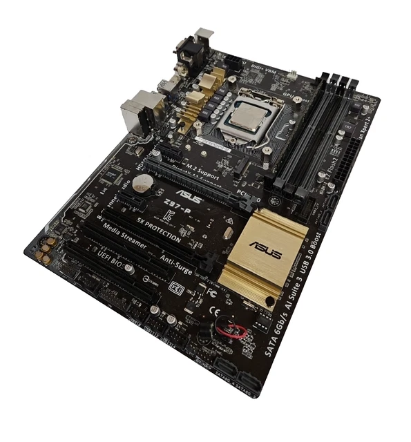 Z97 P ASUS Z97-P MOTHERBOARD with Intel Core i5-4460 £35.55 - PicClick UK