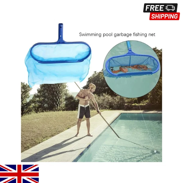 Fine Mesh Pool Net – 13.78 Inch Portable Debris Skimmer For Aquarium, Fountain & Tub