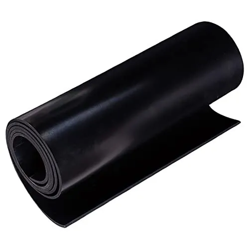 Neoprene Rubber Sheet 1/8" Thick x 16" Wide x 30" Long, Solid Rubber Sheets,
