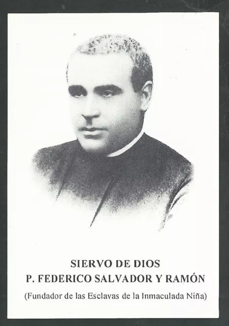 santino del Beato Federico estampa image pieuse holy card