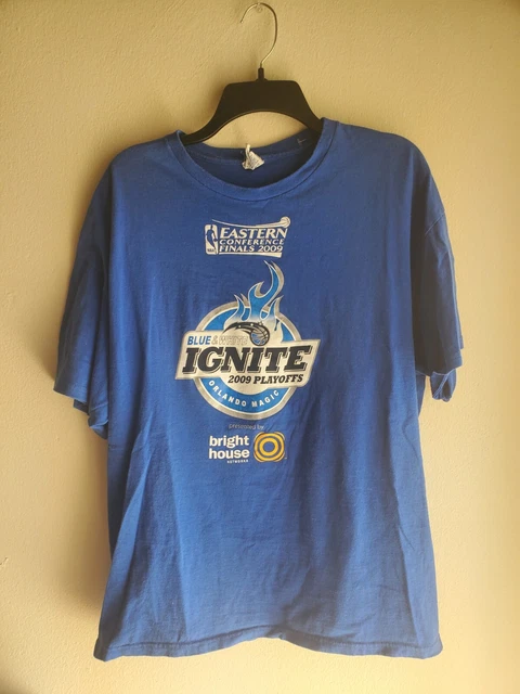 Orlando Magic Shirt 2009 Conference Finals Men's XL Blue