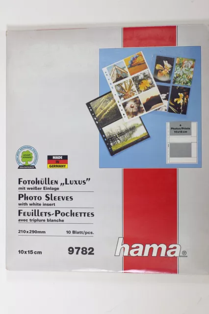 Hama Foto-Hüllen, DIN A4 9782 und 9777 je 10 Stück