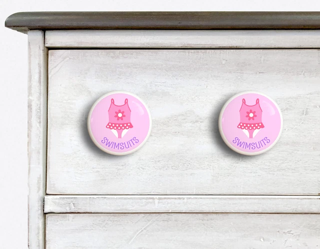 Ensemble de 2 boutons de tiroir commode organisationnelle débardeurs filles dresserz
