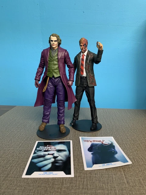 NEW DC Multiverse Dark Knight Trilogy Movie Nolan BANE BAF JOKER & TWO FACE 7”