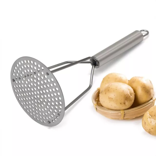 Stainless Steel Potato Masher Crush Fruit Puree Vegetable Masher