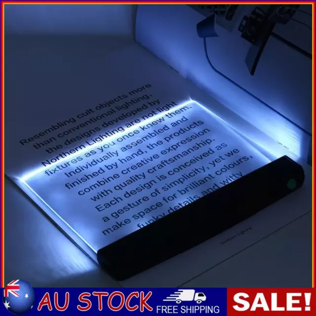 Creative Flat Plate LED Book Light Portable Eye Protect Reading Night Lamp Gift
