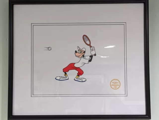 The Walt Disney Company Goofy "Tennis Racquet" Limited Edition Serigraph Cel Art