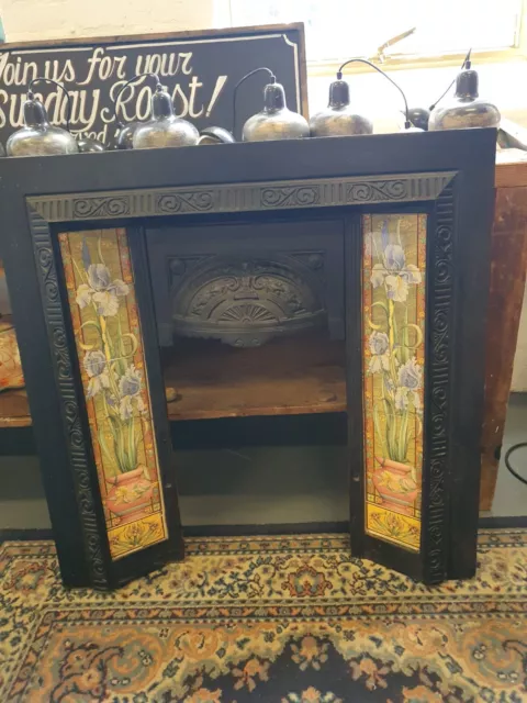 Victorian Cast Iron Fireplace with Original Tiles