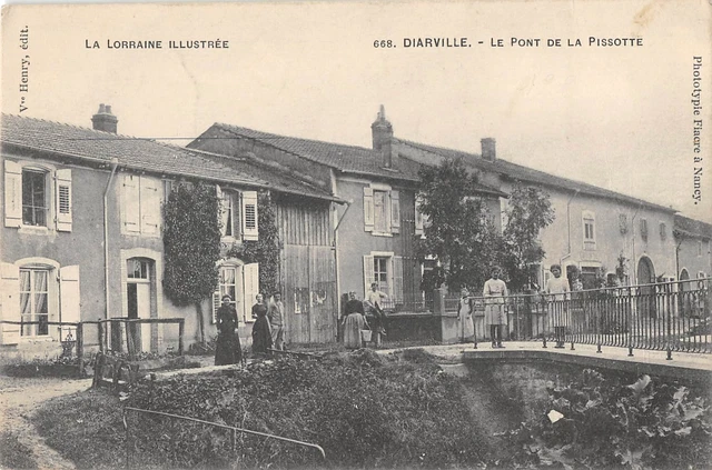 Cpa 54 Diarville Le Pont De La Pissotte