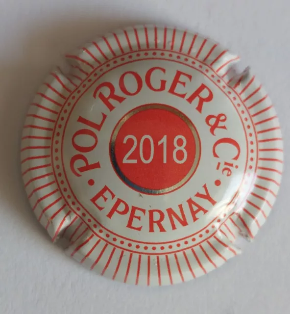 nouvelle CAPSULE DE CHAMPAGNE POL ROGER 2018 superbe