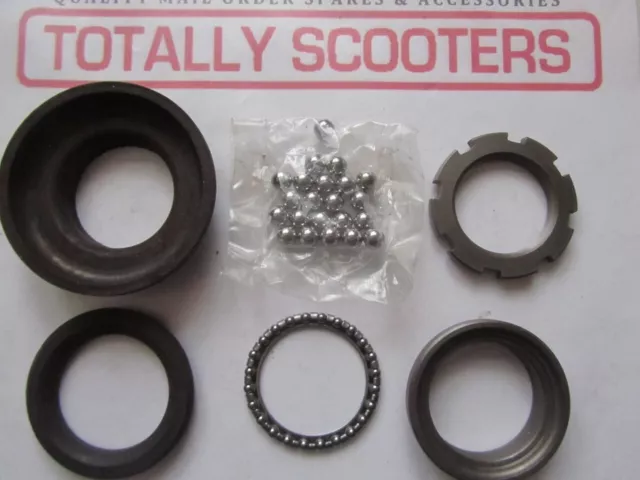 Nos Peugeot Headstock Steering Bearing Kit - Vivacity Elyseo Trekker Speedfight