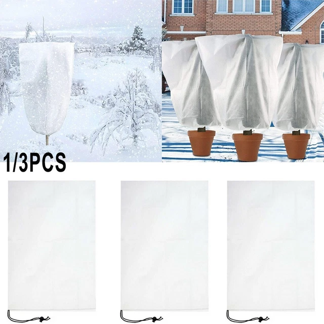 Housse D’hivernage Non Tissée 50 G/m² – 220x240 Cm, Blanc – Protection Contre Gel, Champignons, Insectes – Pour Plantes En Pots Et Rosiers