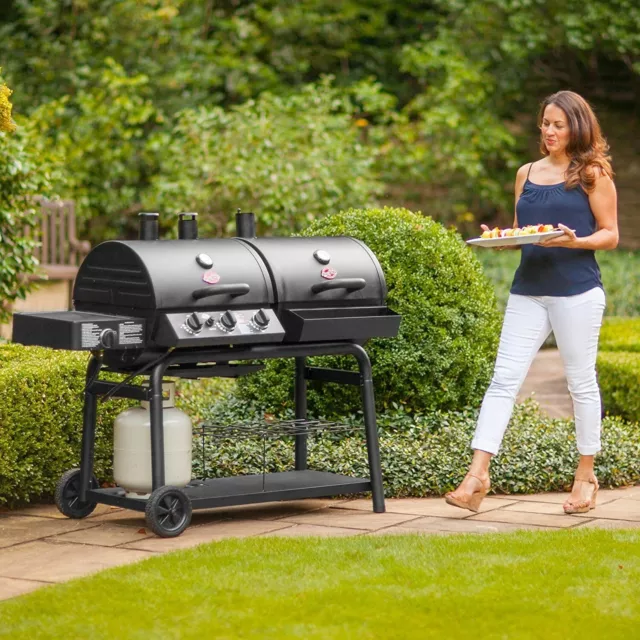 Char griller duo online gas and charcoal grill