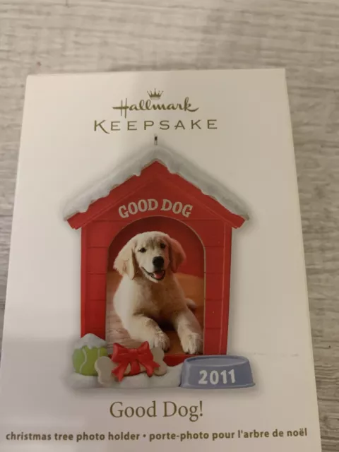 Hallmark Keepsake Ornament "Good Dog" Photo Holder 2011