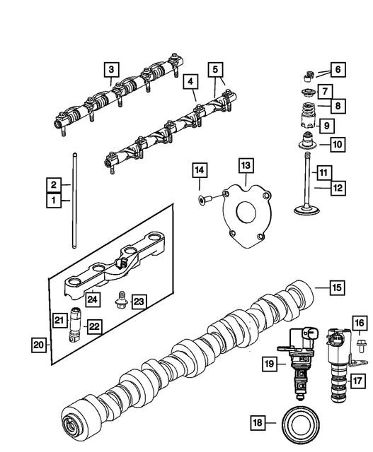 Genuine Mopar Multiple Displacement Solenoid 53032152AD
