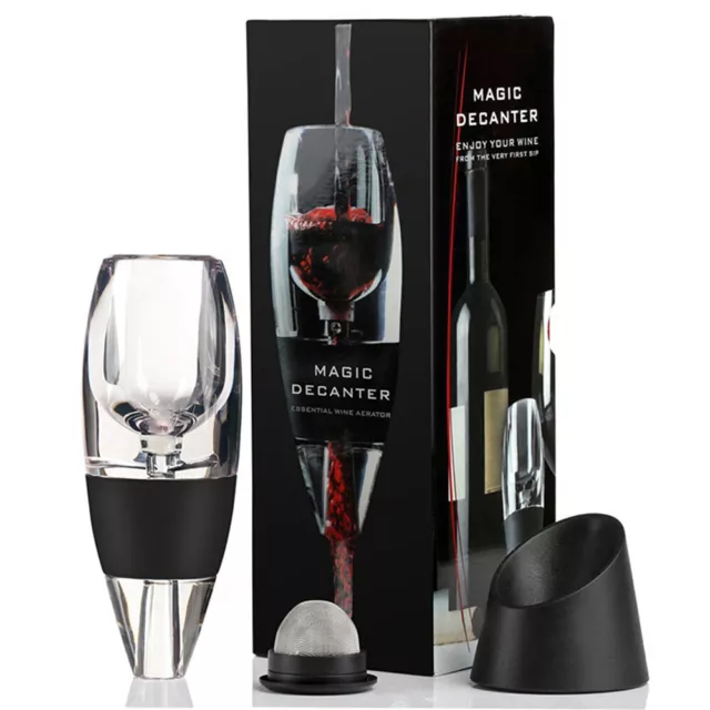 Wine Aerator Decanter for Red Wine, Wine Pourer with Base Gift Set Aug20