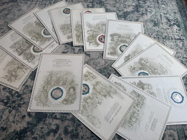 world's great historic seals　フランクリンミント Yahoo!オークション - THE WORLD'S GREAT HISTORIC SEALS