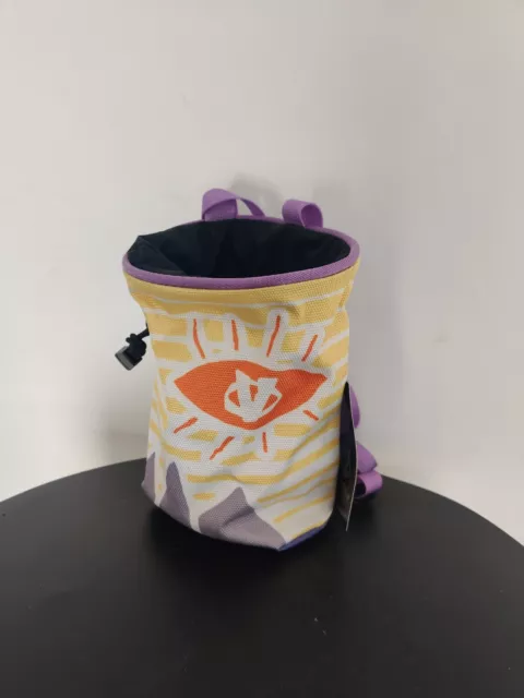 (V) Evolv Graphics Chalk Bag Tie Dye stripes purple 8915 Boulder climber OS
