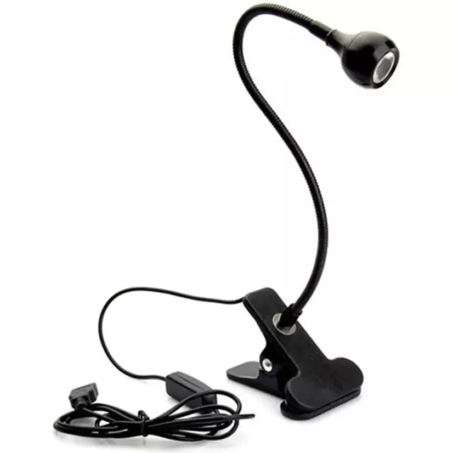 Lampe de bureau lumière avec clip pour PC portable Ordinateur Noir