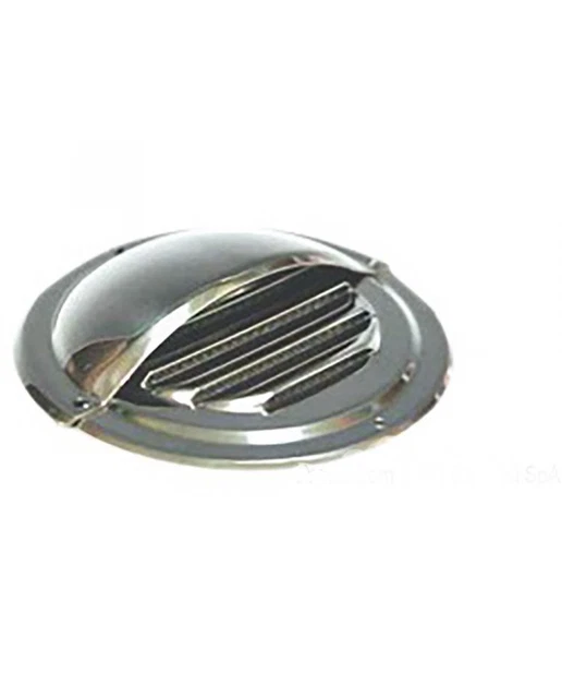 Grille d'aération circulaire en inox Ø 178 mm - sans moustiquaire
