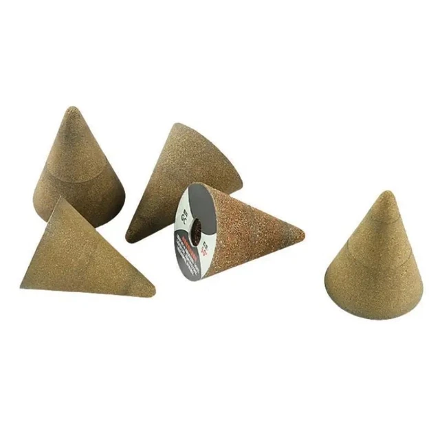 M10 THREAD CONICAL Grinding Wheel Polishing Angle Grinder Stone Ceramic ...