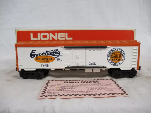 Lionel 6-9860 Gold Medal Billboard Reefer- O Gauge