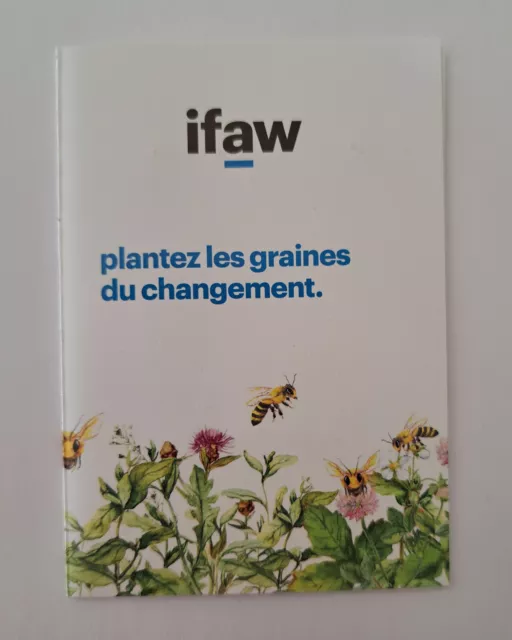 Petit sachet de graines du changement (mélange pour papillons et abeilles) IFAW