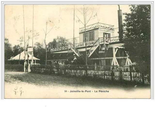 94.Joinville Le Pont.la Peniche.cafe Restaurant