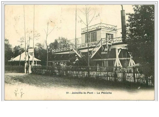 94.Joinville Le Pont.la Peniche.cafe Restaurant